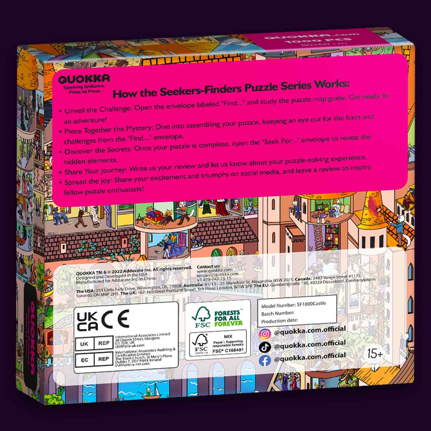 1000 Pcs Jigsaw Puzzle Secret Task | Nighty Cats