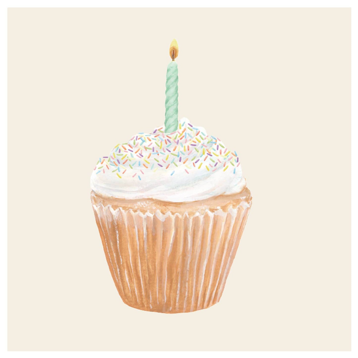 Cupcake Cocktail Napkin - Pack Of 20