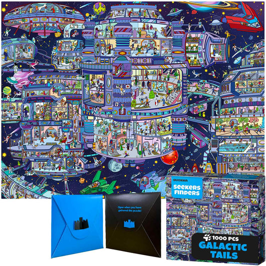 1000 Pcs Jigsaw Puzzle Secret Task | Galactic Tails