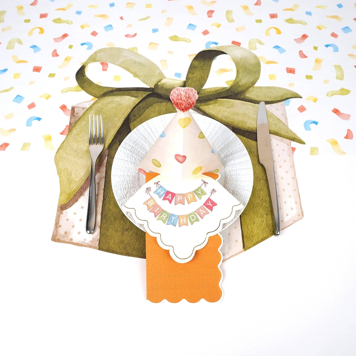 Confetti Table Paper Table Runner