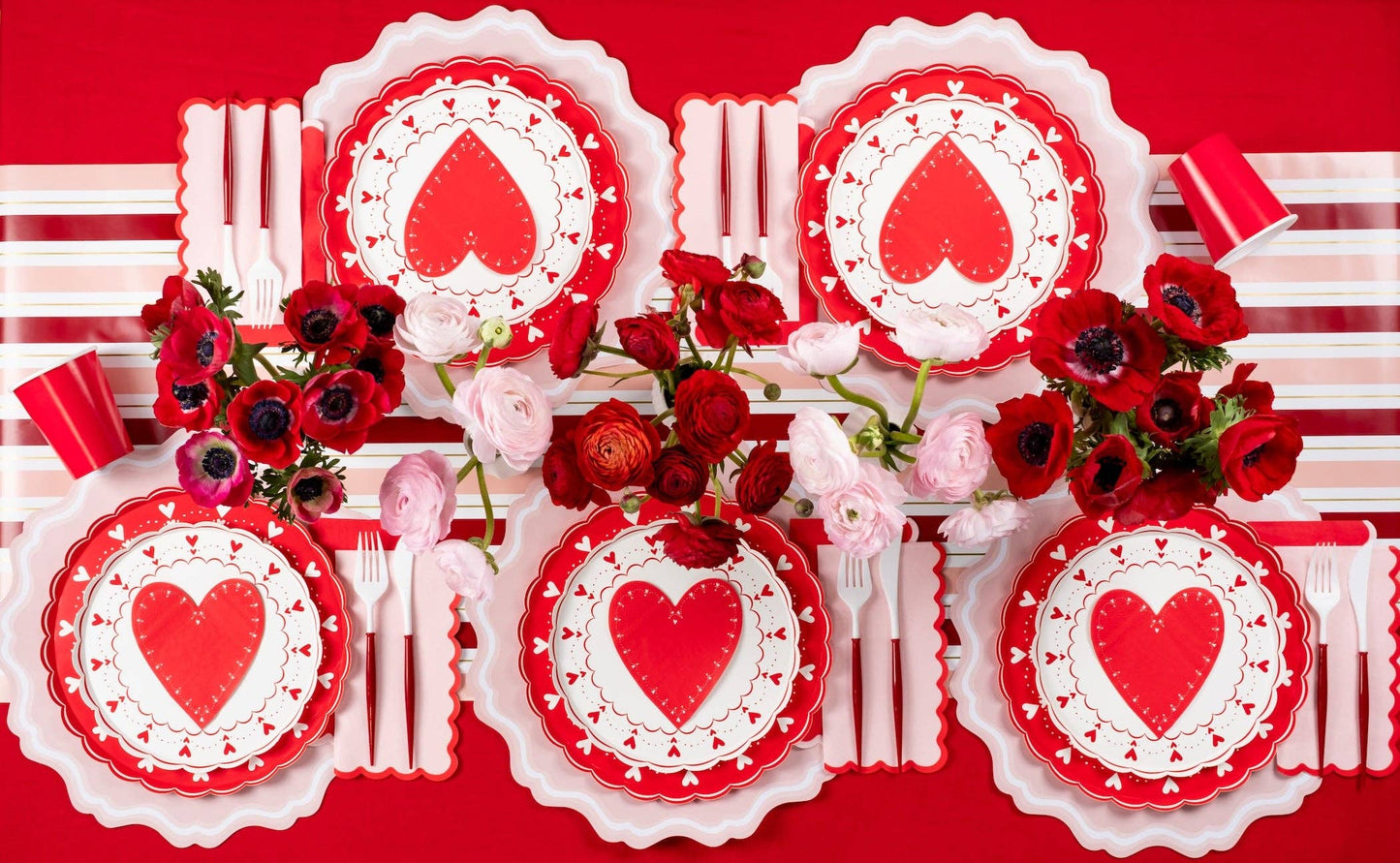 From the Heart Scallop Guest Towels