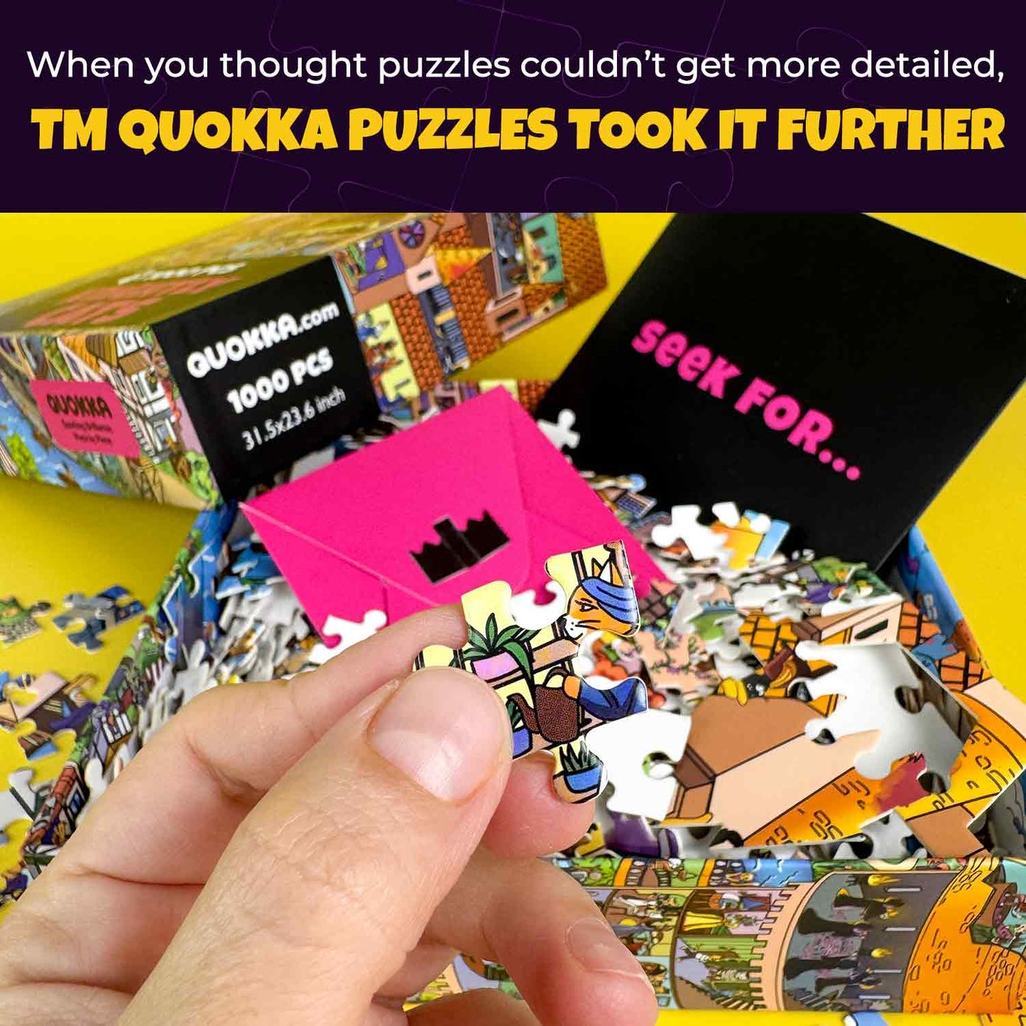 1000 Pcs Jigsaw Puzzle Secret Task | Nighty Cats