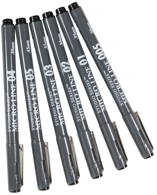 Studio Series Micro-Line Pen Set (Set of 6)