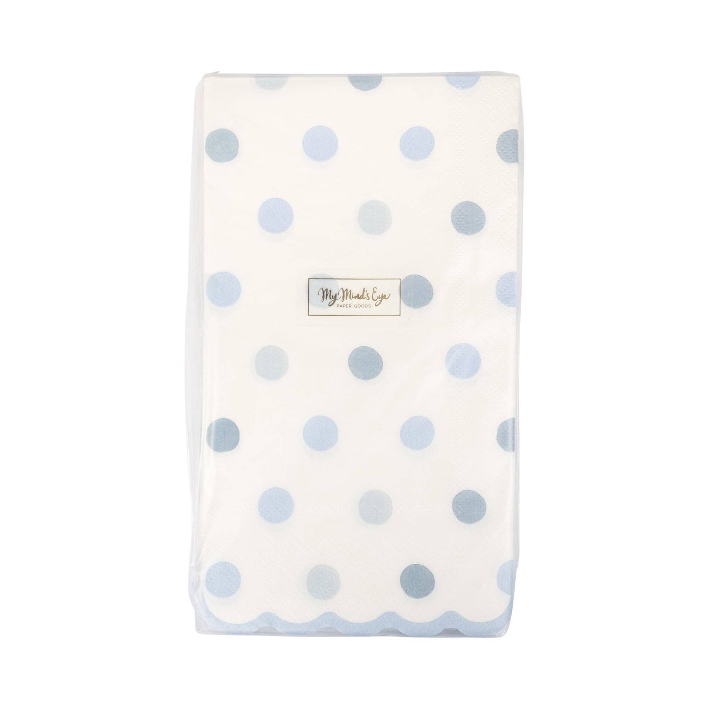 Baby Blue Polka Dot Dinner Napkin