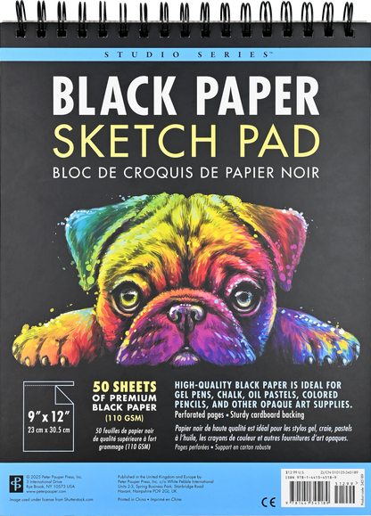 Studio Series Black Paper Sketch Pad