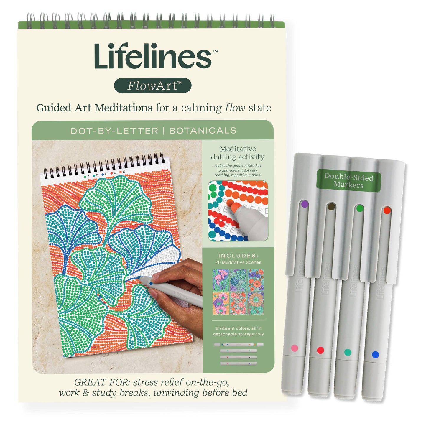 FlowArt -Dot by Letter- Botanicals