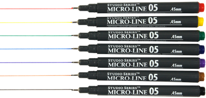 Studio Series Colored Micro-Line Pen Set (Set of 7)