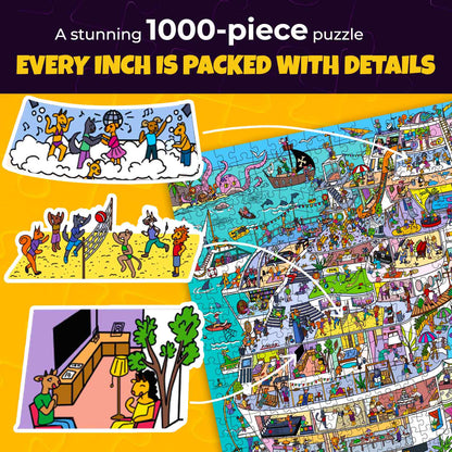 1000 Pcs Jigsaw Puzzle Secret Task | Cruise Vistas
