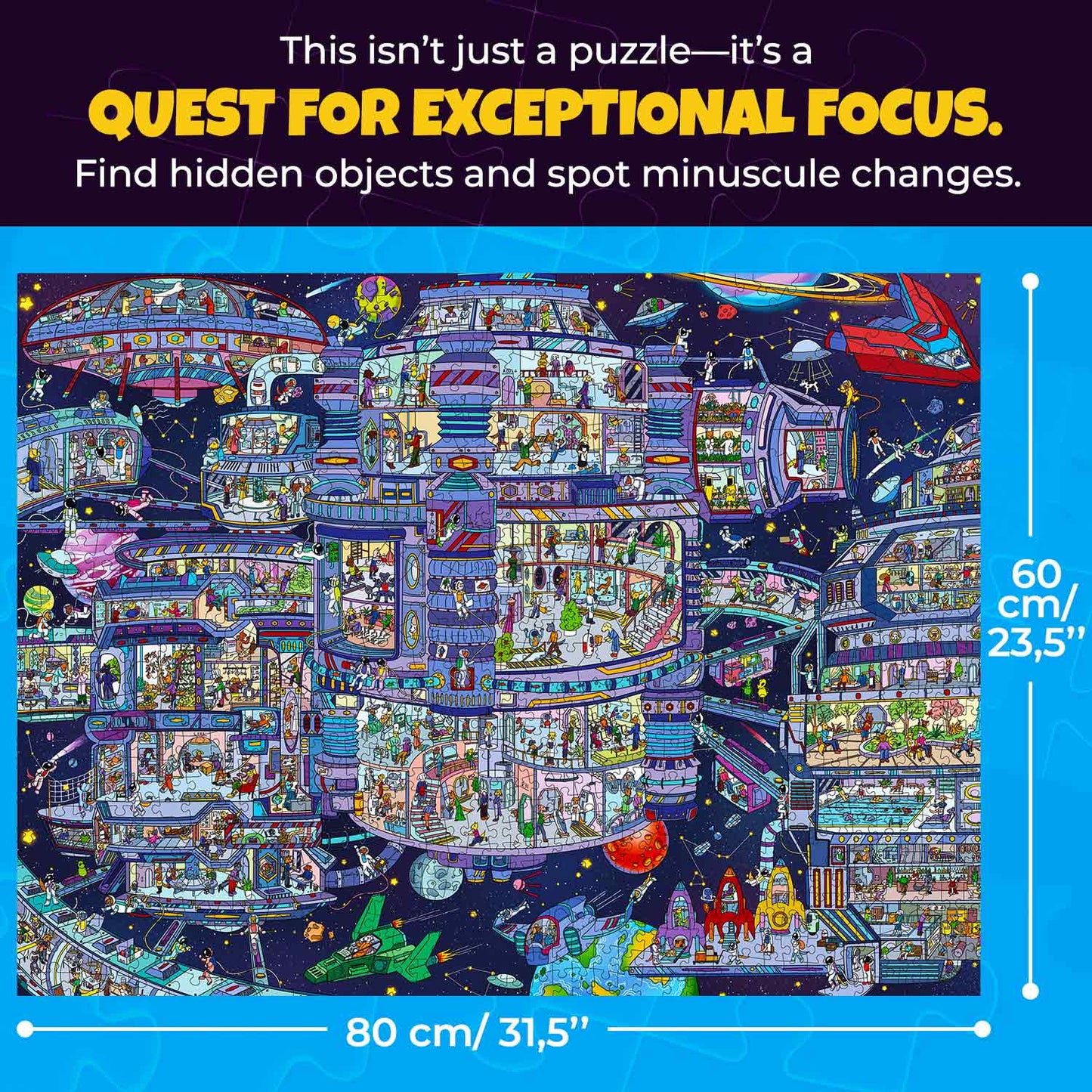 1000 Pcs Jigsaw Puzzle Secret Task | Galactic Tails