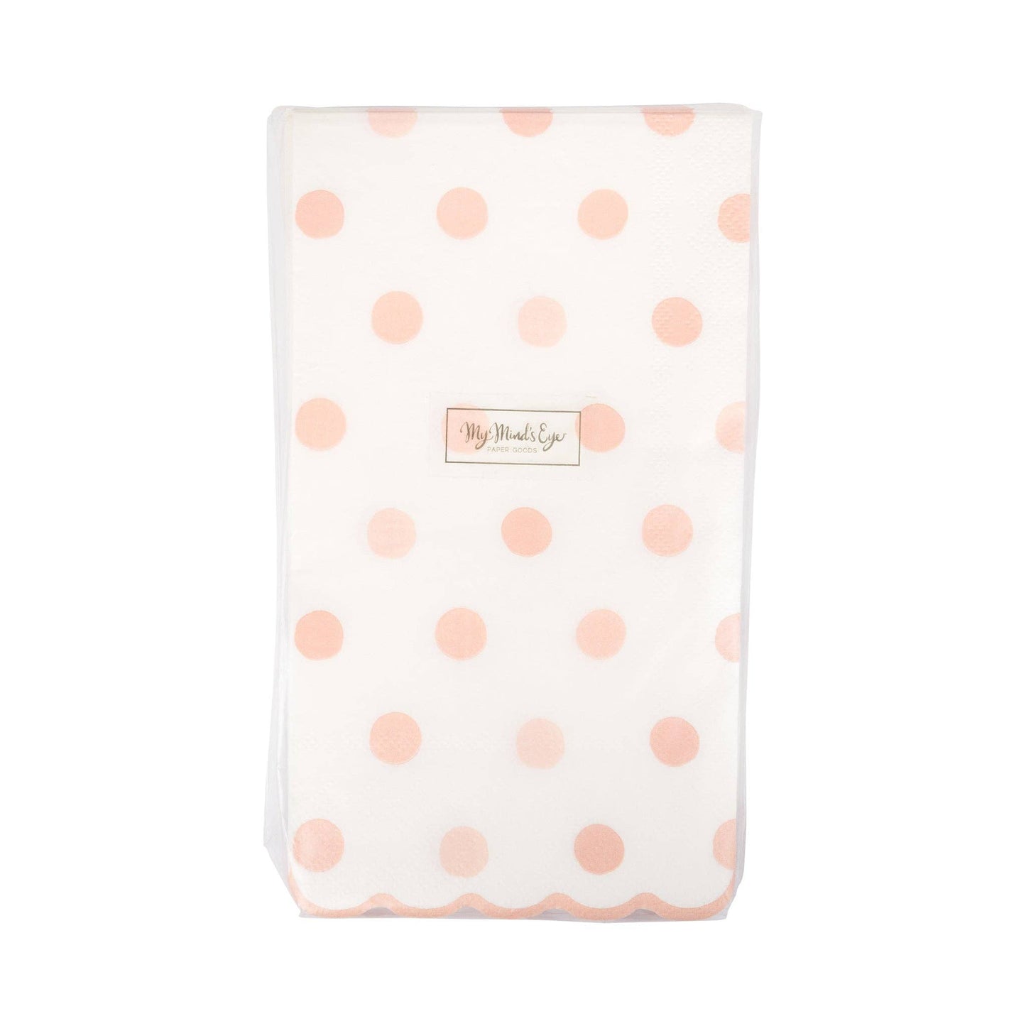 Baby Pink Polka Dot Dinner Napkin