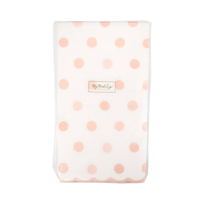 Baby Pink Polka Dot Dinner Napkin