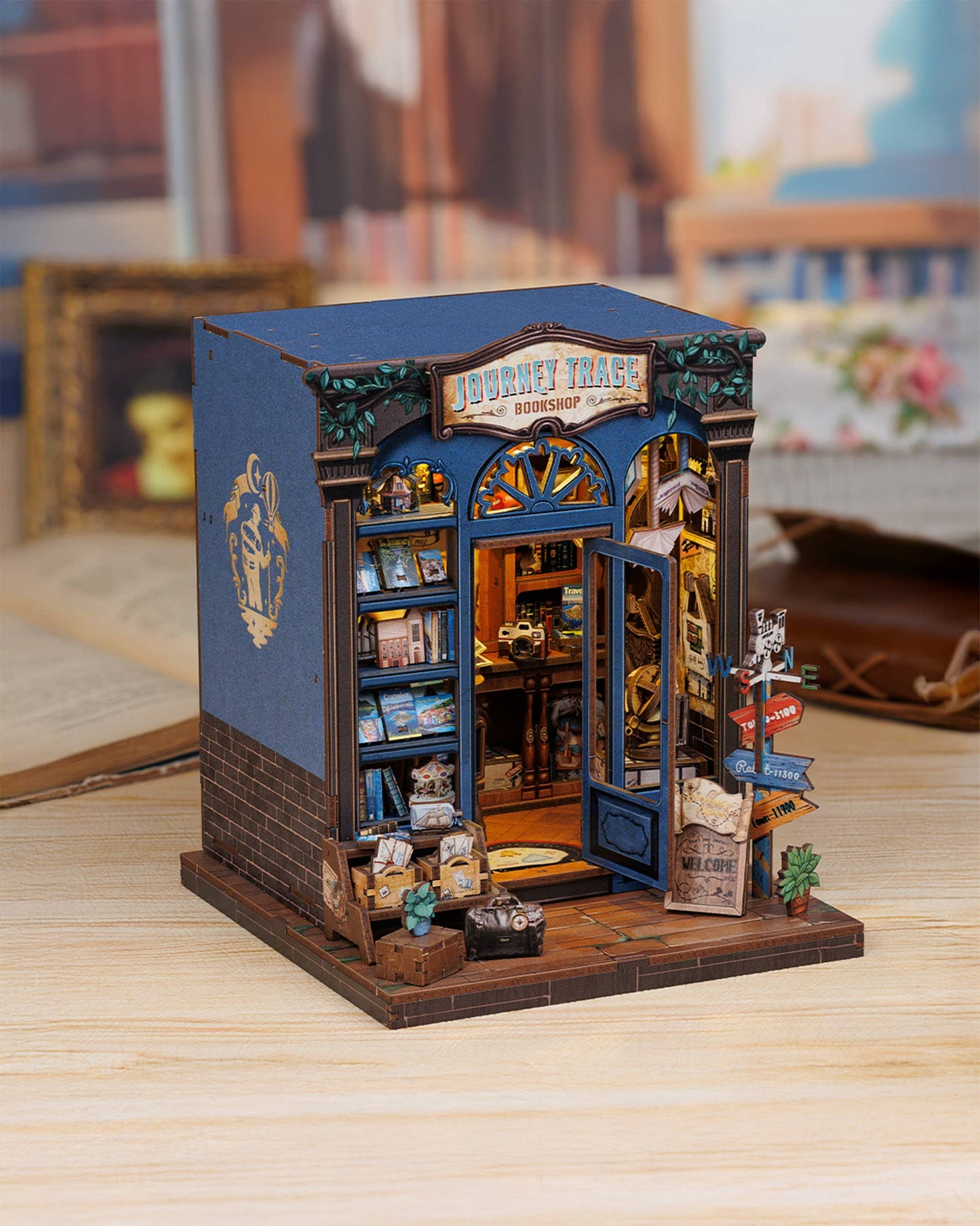 DIY Book Nook Kit: Journey Trace Bookshop
