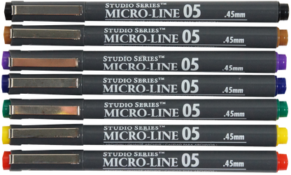 Studio Series Colored Micro-Line Pen Set (Set of 7)