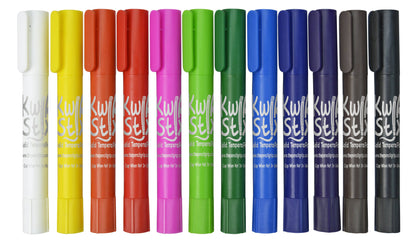 ThinStix Tempera Paint - 12 Thin Classic Colors TPG-608