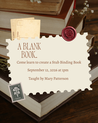 A Blank Book...