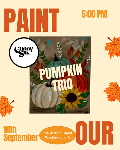 Pumpkin Trio Paint Class