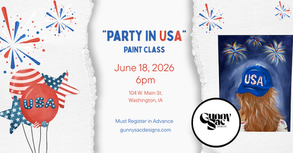 Party In USA Paint Class