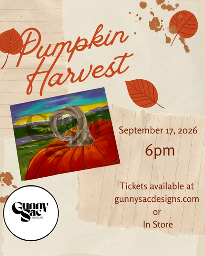 Pumpkin Harvest Paint Class