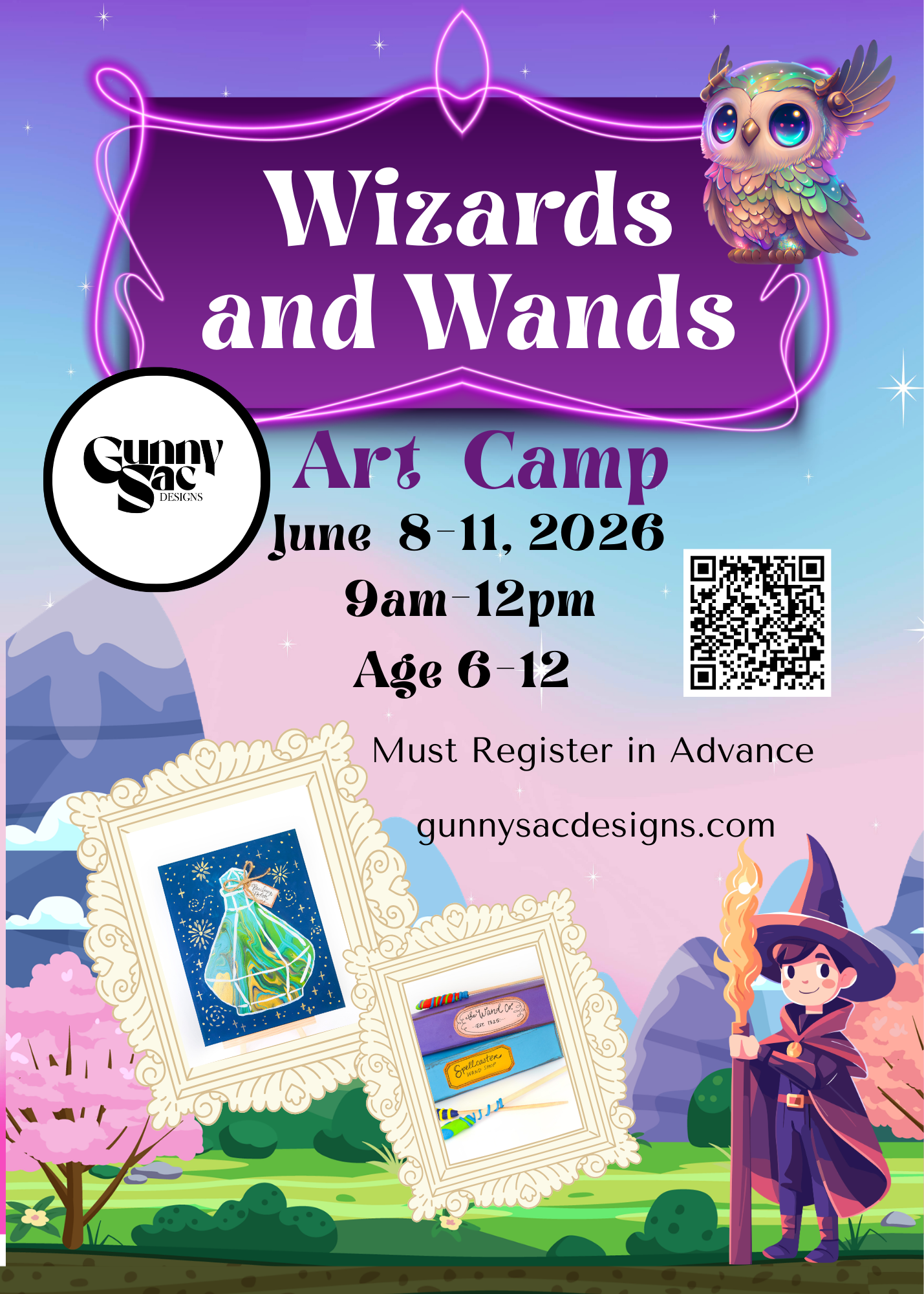 Wizards and Wands Art Camp