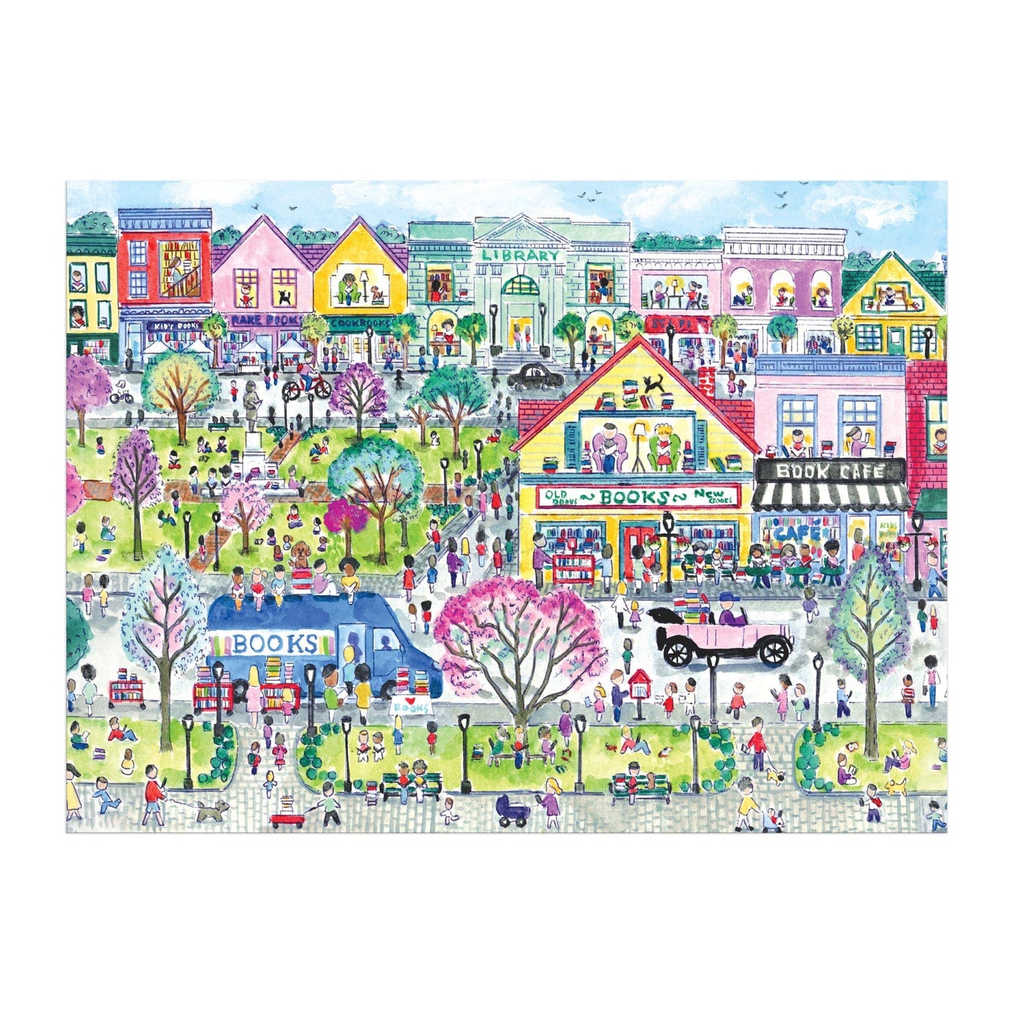 Book Town 1000 Piece Puzzle