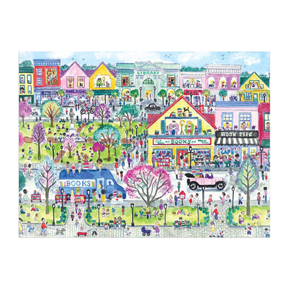 Book Town 1000 Piece Puzzle
