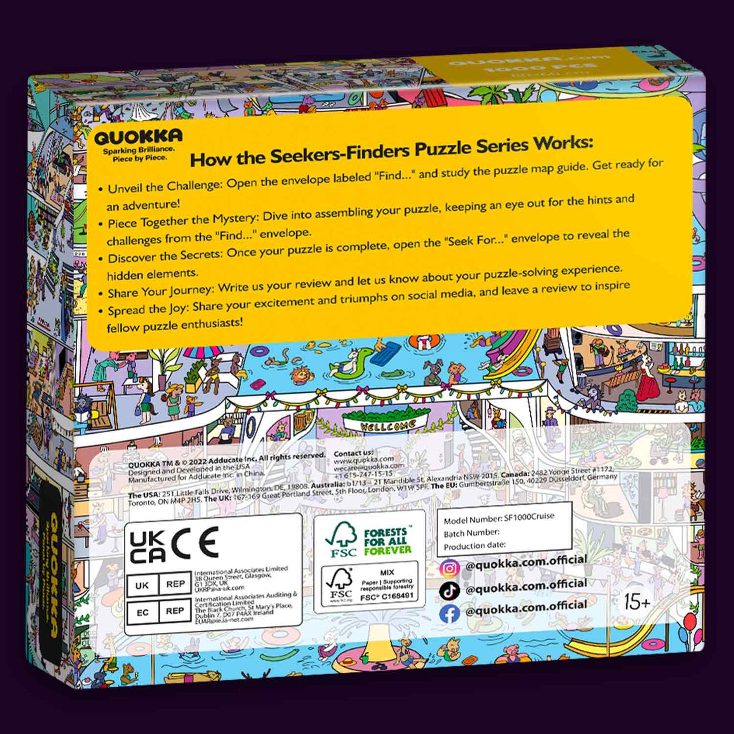 1000 Pcs Jigsaw Puzzle Secret Task | Cruise Vistas