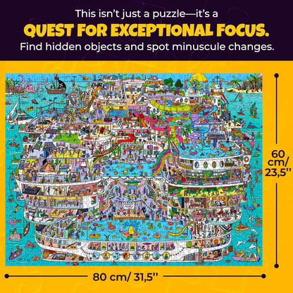 1000 Pcs Jigsaw Puzzle Secret Task | Cruise Vistas