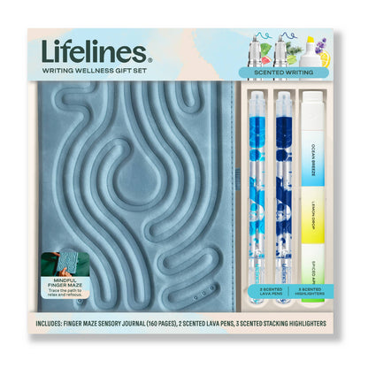 Journal Wellness Gift Set -Blue