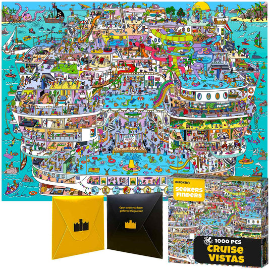 1000 Pcs Jigsaw Puzzle Secret Task | Cruise Vistas