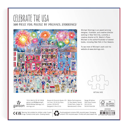 Celebrate The USA 500 Piece Foil Puzzle