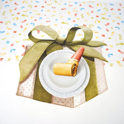 Confetti Table Paper Table Runner