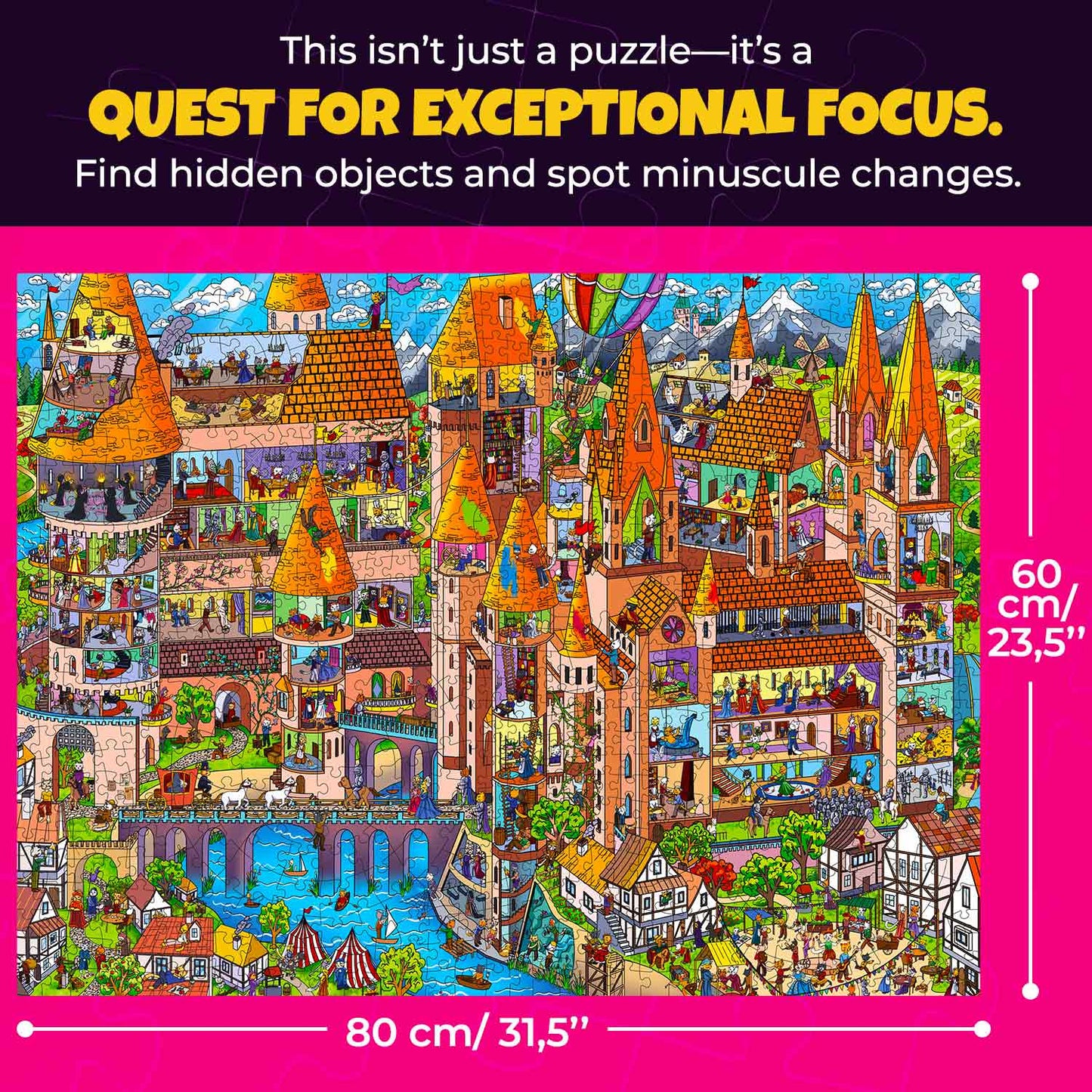 1000 Pcs Jigsaw Puzzle Secret Task | Nighty Cats