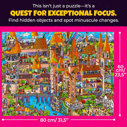 1000 Pcs Jigsaw Puzzle Secret Task | Nighty Cats