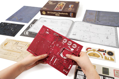 DIY Miniature House Book Nook Kit: Time Travel