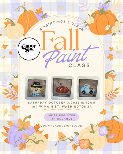 Fall Paint Class