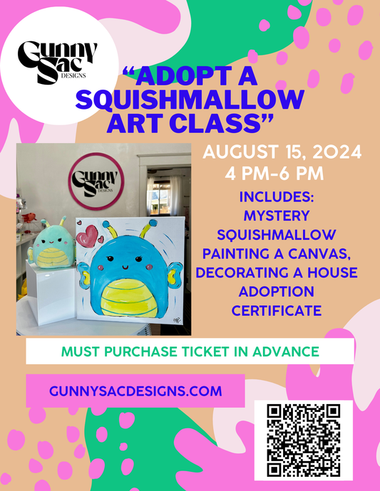 Adopt a Squishmallow Art Class